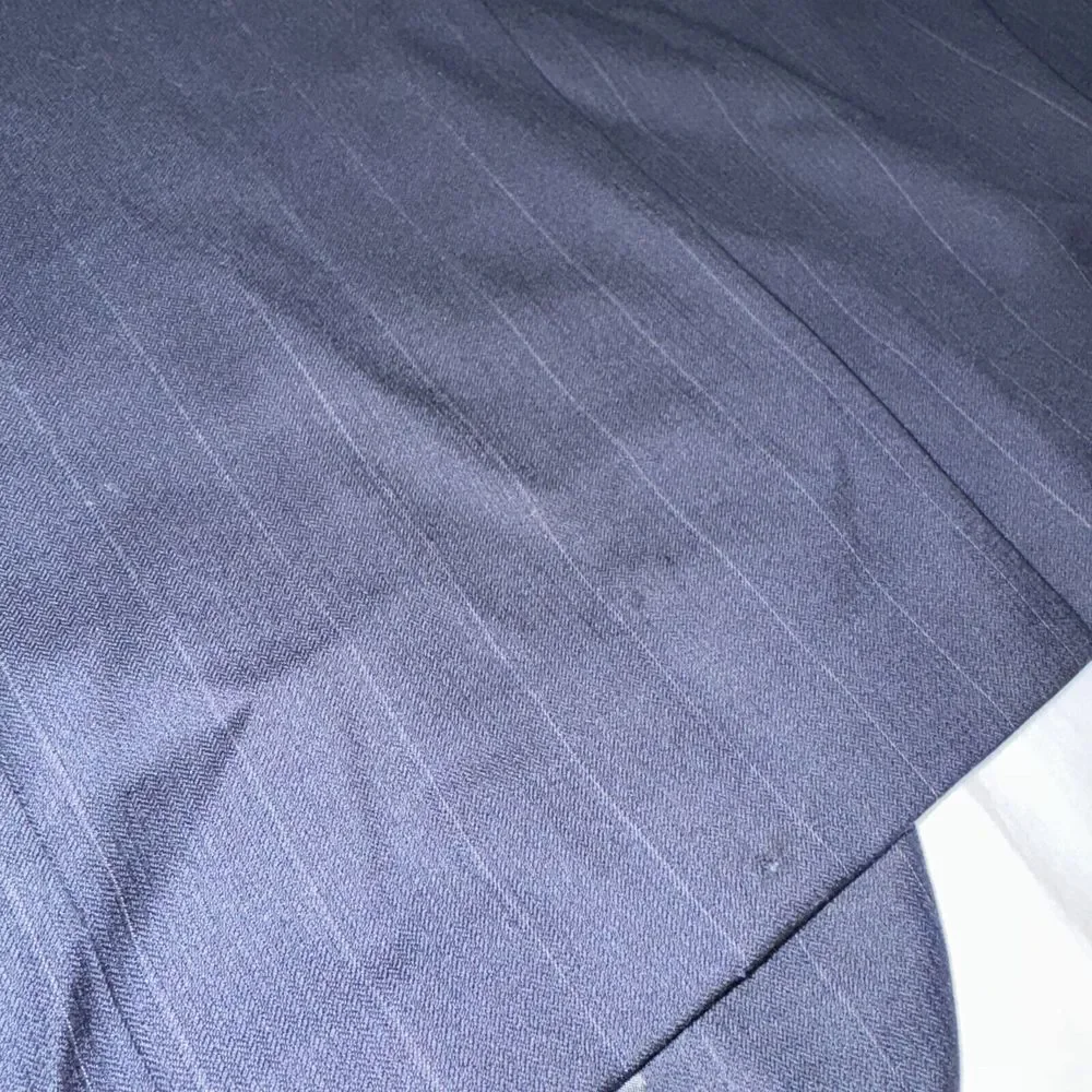 Loro Piana Blazer Sportcoat Mens Size 40R 100%‎ Wool Blazer Black Pinstripe